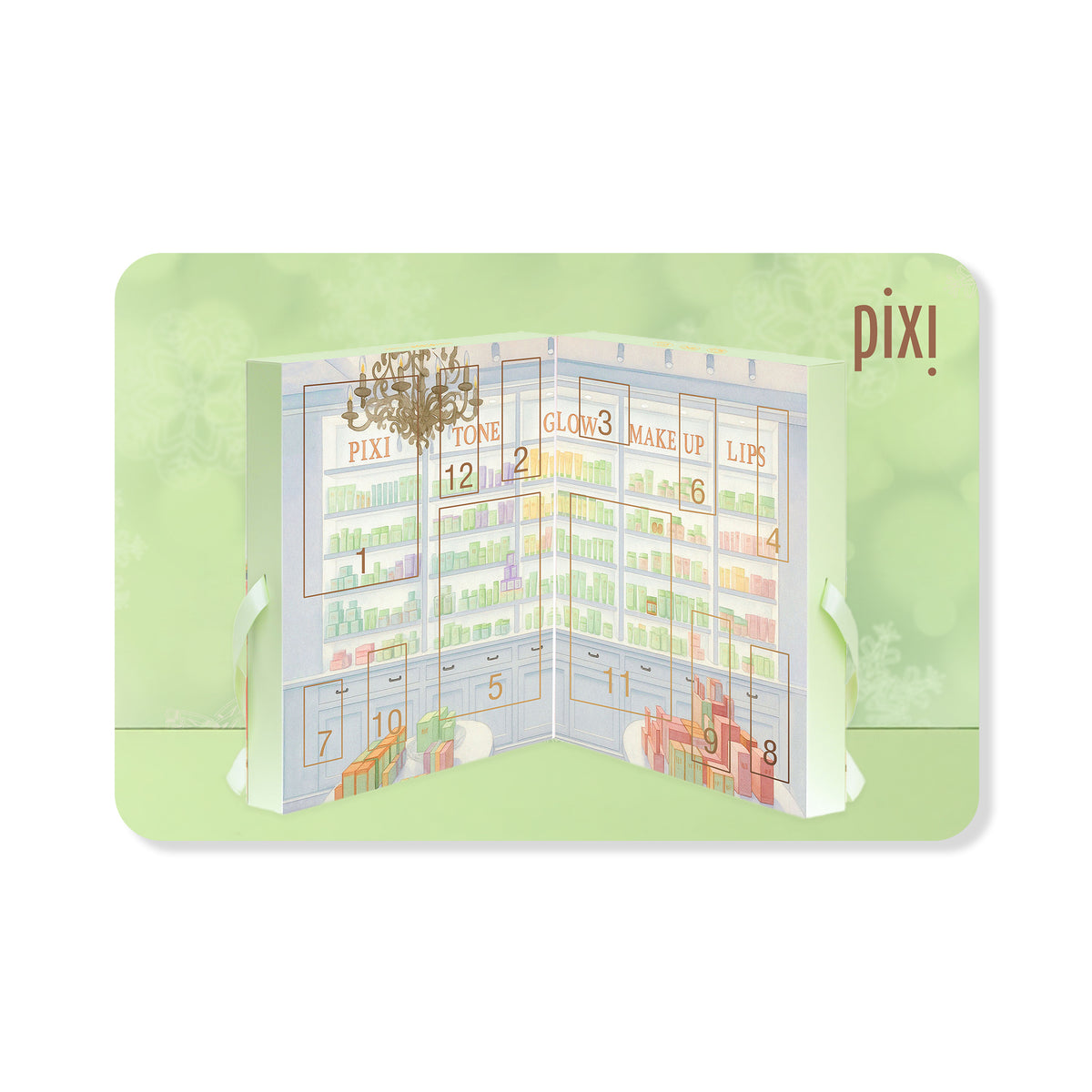 Pixi Gift Card with 12 Days of Icons Calendar